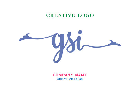 GSI lettering logo is simple, easy to understand and authoritative