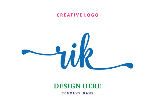 RIK lettering logo is simple, easy to understand and authoritative