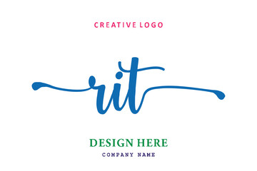 RIT lettering logo is simple, easy to understand and authoritative