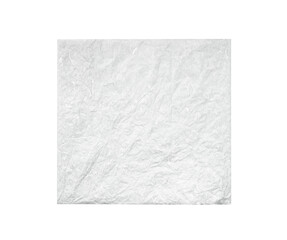 Grey sa paper wrinkle board texture in seamless pattern isolated on white background , clipping...