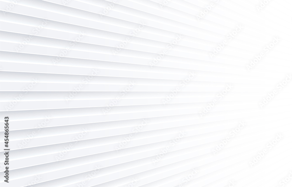Aufkleber 3D white background for business presentation. Abstract dyamic lines pattern. Minimalist empty striped blank BG. Halftone monochrome cover with modern digital minimal color illustration