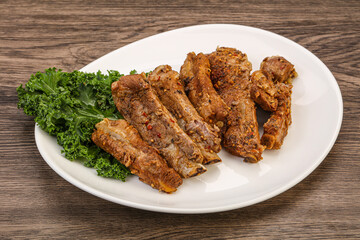 Stewed pork ribs with spices