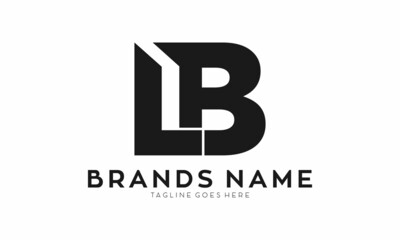 Letter LB vector logo