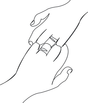 46 428 Best People Holding Hands Sketch Images Stock Photos Vectors Adobe Stock