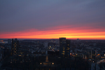 Fototapeta na wymiar skyline Hamburg