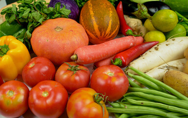 vegetables on the market