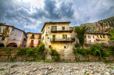 Cloudy Day in La Brigue, Alpes-Maritimes, Provence, France