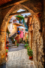 From the Village of Luceram, Alpes-Maritimes, Provence, France