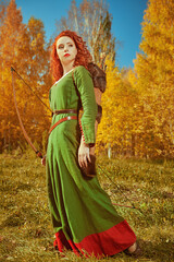courageous archer girl