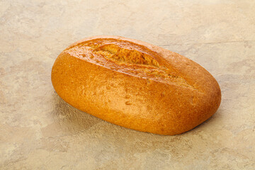 Homemade crust Bread loaf isolated
