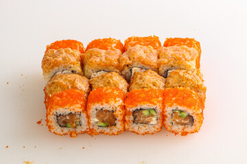 Japanese sushi and roll set