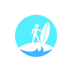 surf icon, surf symbl