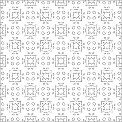 Naklejka na ściany i meble Vector pattern with symmetrical elements . Repeating geometric tiles from striped elements. 