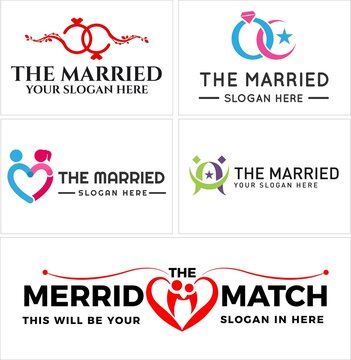 Dating matchmaking service married provider gallery logo design