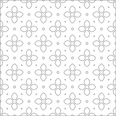 Vector pattern with symmetrical elements . Repeating geometric tiles from striped elements. 