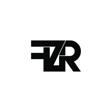 fzr initial letter monogram logo design