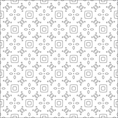 Vector pattern with symmetrical elements . Repeating geometric tiles from striped elements. 