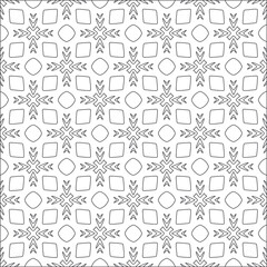 Vector pattern with symmetrical elements . Repeating geometric tiles from striped elements. 