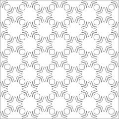  Vector pattern with symmetrical elements . Repeating geometric tiles from striped elements. 