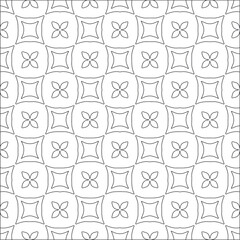  Vector pattern with symmetrical elements . Repeating geometric tiles from striped elements. 