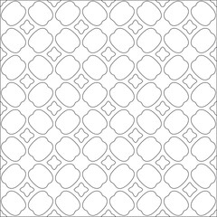  Vector pattern with symmetrical elements . Repeating geometric tiles from striped elements. 