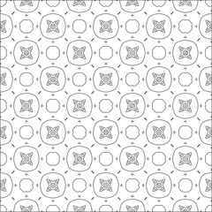  Vector pattern with symmetrical elements . Repeating geometric tiles from striped elements. 