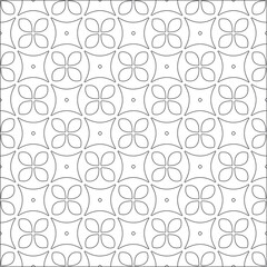  Vector pattern with symmetrical elements . Repeating geometric tiles from striped elements. 