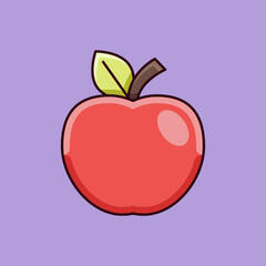 Apple Icon Vector illustration