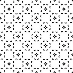  floral seamless pattern background.Geometric ornament for wallpapers and backgrounds. Black and white pattern.