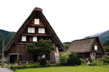 Shirakawago, world heritage site in Gifu Japan.