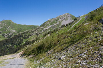 Montée vers Avoriaz depuis les Lindarets