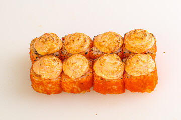 Japanese traditional baked roll with fish