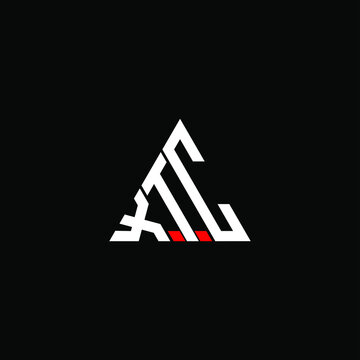 XIC letter logo creative design. XIC unique design
