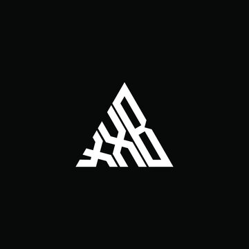 XXB letter logo creative design. XXB unique design
