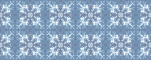 White and Blue Endless Texture. Seamless Tiled
