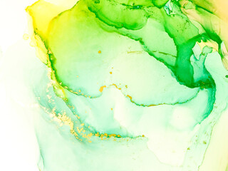 Colorful Design.  Gradient Verdant Composition.