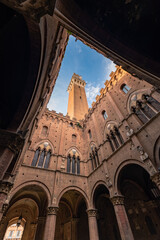 Obraz premium Palazzo comunale di Siena - Torre del Mangia