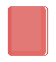 red notebook illustration