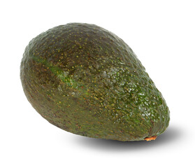 Avocado isolated  on white background
