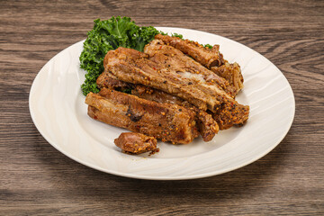 Stewed pork ribs with spices