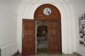 entrance to the Orthodox church