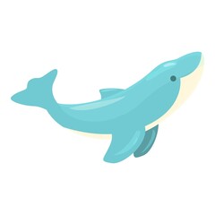 Dolphin fish icon cartoon vector. Sea animal. Aqua show