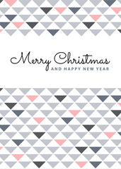 Christmas pattern, invitation card