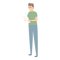 Idea event manager icon cartoon vector. Corporate presentation. Party schedule