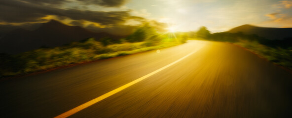 Naklejka premium Road