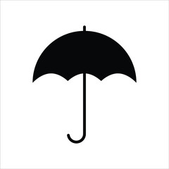 umbrella icon isolated on white
