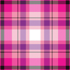 Plaid pattern seamless. Check fabric texture. Stripe square background. Vector textile design.