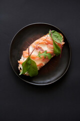 Bruschetta with fish