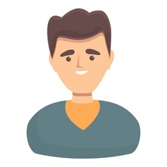 Professional candidate icon cartoon vector. Employee job. Search talent