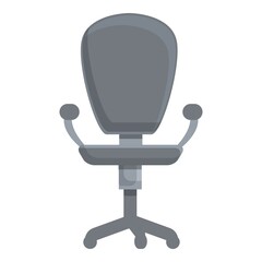 Work chair icon cartoon vector. Office desk. Business seat